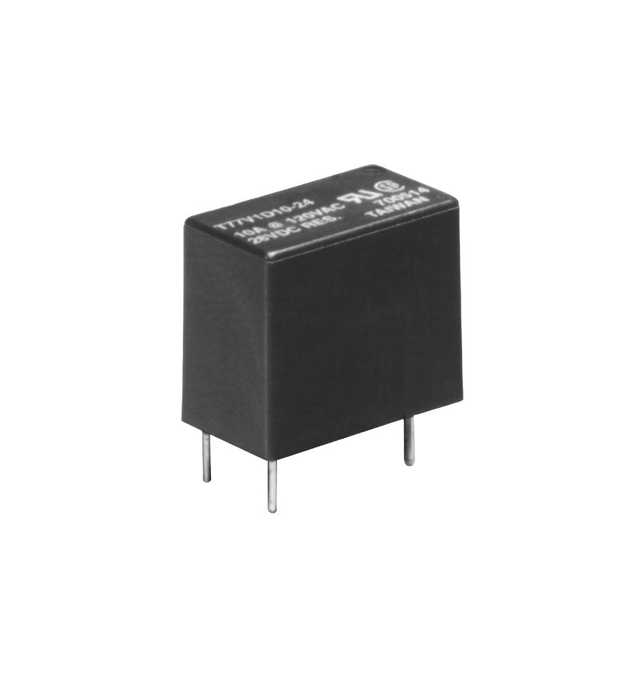 P&B T77 series Amp Miniature PC Board Relay File E29244 File LR48471 Users should thoroughly review the technical data before selecting a product part number.