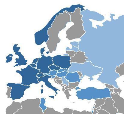 Status of DAB/DAB+ in VHF band III in Europe Most countries in Europe have DAB/DAB+ in operation or in consideration.