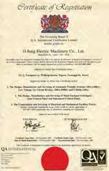 Mar. 1990. Nominated as Technology Intensive Enterprises by the Ministry of commerce & Industry. Jan. 1993.