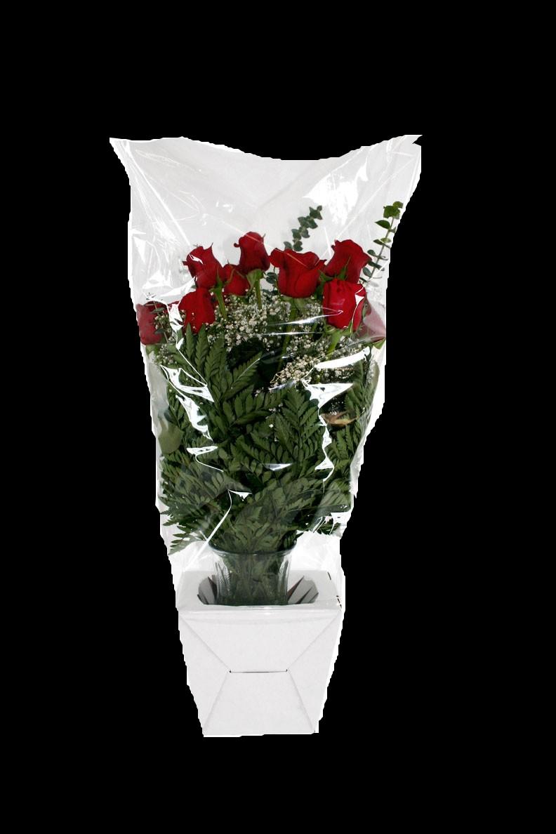 JetWrap Floral Delivery Sleeves All sleeves are available Clear or Frosted, Vented or Non-Vented.