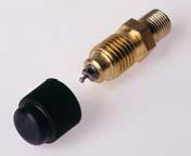 AUTOMOTIVE BRASS ADAPTER 1 /2" male ACME access x 1 /8" male pipe MPT (one valve core. No cap).