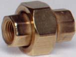 NPT PIPE FORGED BRASS FITTINGS "STANDARD NATIONAL PIPE THREAD" FITTINGS CONNECTIONS ARE: