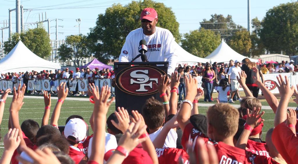 Memorable Day for 49ers Kids Club By Sam Good Everything we did today was so much fun, 12-year-old Alex said. I mean, the 49ers are so cool and we got to watch them practice and everything.