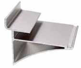 for attaching melamine shelf with 6g x 16mm screw. AP808 clear plastic clip with grey rubber grommet inserted.