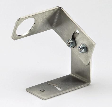 Adjustable Mounting Bracket The adjustable mounting bracket consists of a fixed mounting bracket plus another