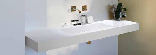 wall-mount application wymara counter-sink 2 bowl
