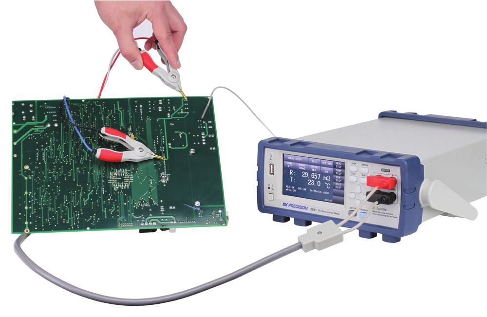 Offset voltage compensation (OVC) Integrate your DC resistance meter into an automated test system and control it from a PC using commands via