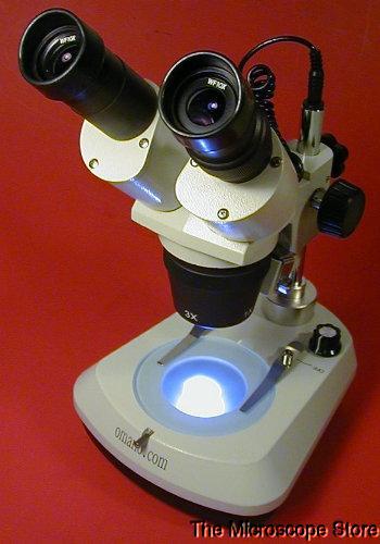STEREOMICROSCOPE Also called a dissecting microscope Magnifies 10X Reserved for larger
