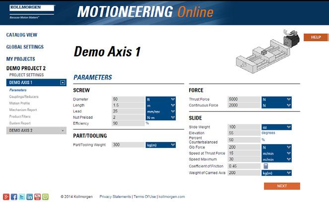 MOTIONEERING Online is just a start of a series of releases that will empower you to optimize solutions for your toughest applications. Sizing frameless motors and drive systems has never been easier.
