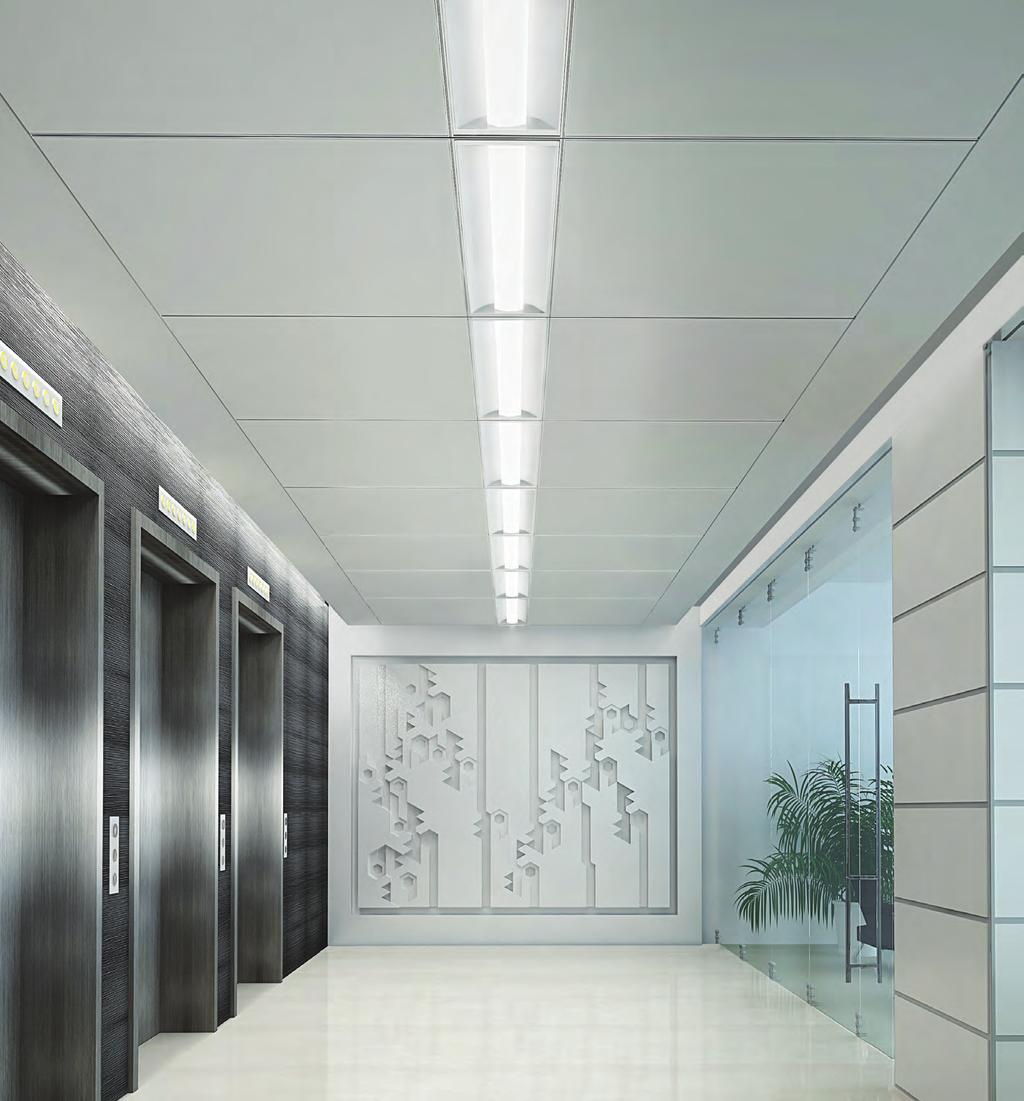 Multiple outputs are available to achieve optimal energy-efficient illumination, whether for new constructions or retrofit