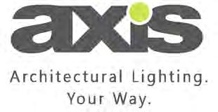 Axis Recessed LED Portfolio Axis Lighting offers several collections of cost-effective, architectural recessed luminaires that can add