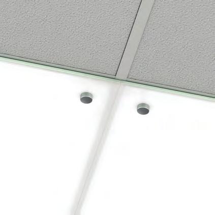 Its small, decorative round fasteners made of brushed aluminum hold the acrylic shield in place with style.