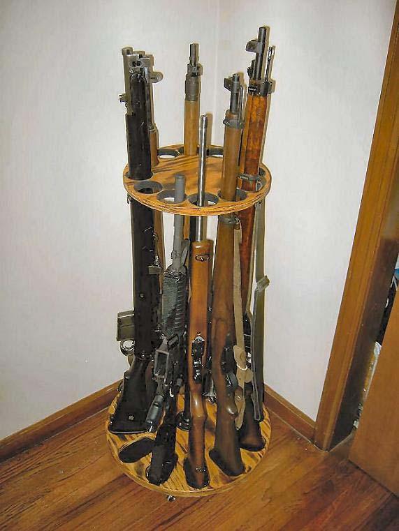 I ve been able to fit every rifle I own into this stand with the exception of those that have attached bayos.