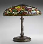 LB-10 30 3/4 18 18 31163 13 Eighteen-Light "Lily" Table Lamp prior to 1902 table lamp 19 3/4 13 9 3/4, blown glass dim's without shades LB-4 504