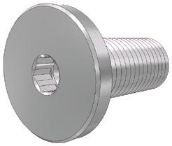 Screws have a Class 2A thread fi t. Length is measured from under the shoulder.