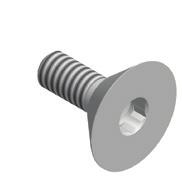 OVERALL HEIGHT 100 SIZE HEX SIZE 100 Degree Flat Head Socket Cap Screws Type 316 SS Thread Overall Head Head Hex Key Head Size Length Diameter Height Size Angle Part Number 3/8" 0.307" 0.