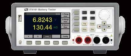 YOUR POWER TESTING SOLUTION Resistance + Voltage simultaneously measurement and display 3 voltage s, 10 μv~300 V Optional 7 resistance s 4terminal AC measurement Statistics calculation Comparator