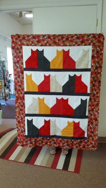 Imagine #2 Appliqued Quilt The newest book from Art to Heart features a whimsical appliquéd block with a positive and uplifting word for each month.