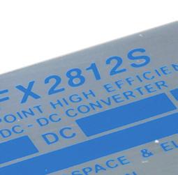 3 5 9 12 15 DeSCription The Interpoint MFX Series of high efficiency DC-DC converters offers a wide input voltage range of 16 to 50 volts and up to 50 watts of output power.