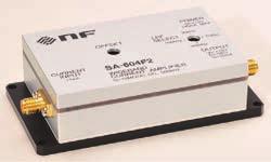 SA series amplifiers are suitable as head amplifiers for sensors of various types, and they are ideal for enhancing sensitivity of analyzers or measuring instruments.