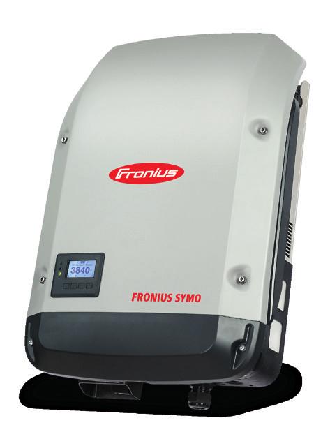 communicate with the user, the PV system and the grid makes it one of the smartest inverters available. With the Fronius SnapINverter design it is also one of the lightest and easiest to install.