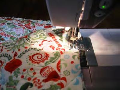 Once you have your quilting done, you are ready to bind your project.