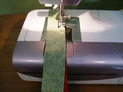 Without moving your already cut strips, keep moving over 1 1/2" until you have cut nine 1 1/2" strips.