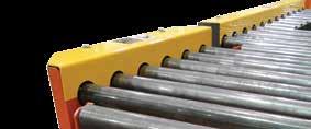 Optional Equipment and Devices TRANSITION ROLLERS - Standard on units that incorporate a conveyor deck.