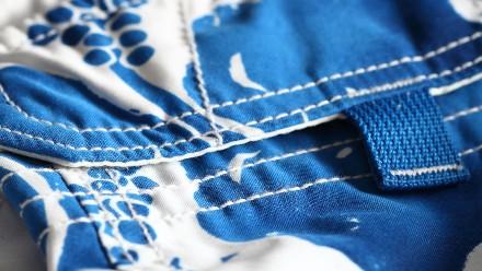 Swimwear Approximate overall thread consumption = 5 metres The sewing threads used in swimwear applications are required to deliver high seam strength and elongation as well as colour fastness in