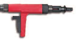 Powder Actuated Tools PROUCT INFORMATION Sniper Semi-Aumatic Pole Tool TOOL ESCRIPTION The Sniper Pole Tool is ideal for installing overhead ceiling clips with a -/2 pin.