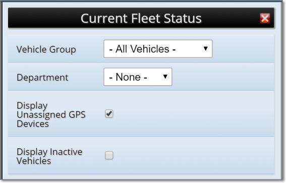 2.2 Reprting Current Fleet Status Viewing infrmatin fr yur entire fleet r grup is quick and easy.