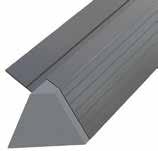 To install, cut the Threshold Transition to the door opening width, less 4-1/4"(114mm).