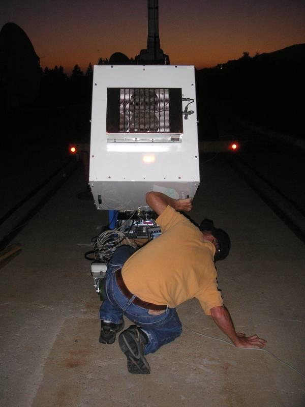 Figure 4.11: Instrument Pointing Calibration Conducted During the Mesa Tests 4.5.