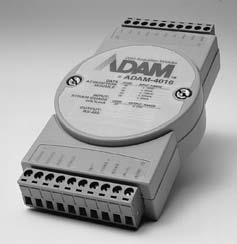 ADAM-4015 ADAM-4015T ADAM-4016 6-channel RTD with Modbus 6-channel Thermistor with Modbus /Output ADAM-4015 ADAM-4015T ADAM-4016 2 x Plug-in terminal block (#14 ~ 28 AWG) 1.