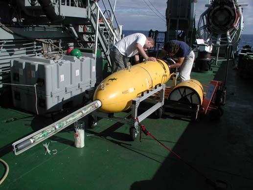 synchronization for the sonar payload was tested, again using data collected by an AUV from targets insonified by a towermounted source.