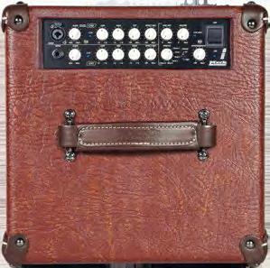 The AC 101H includes all the features that acoustic musicians need: 48V phantom power for use with condenser microphones, feedback control and phase reverse switch to easily manage feedback problems,