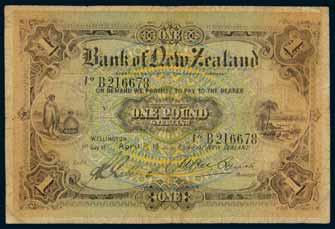 NEW ZEALAND 2831* Bank of Australasia, uniform issue, one pound, Wellington, 1st Jany 1931, A/A 263384, imprint of Perkins, Bacon & Co. Ld. London (Robb.B.821; L.411; P.S132).