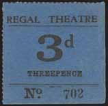 2742* French Indo-China, one piastre, two piastres, Specimen notes, (P.80, 100). Fresh original, uncirculated. (2) 2737* Fiji, theatre tickets, c.1943, Regal Theatre (Suva), penny No.
