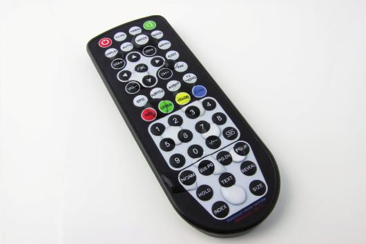 26 2 (e) Study the television remote control shown below.