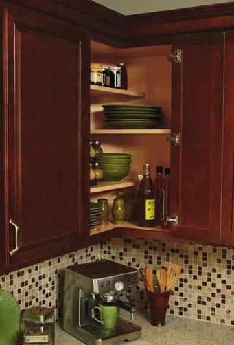 Choose details like crown moulding, glass doors, and decorative island legs to create a one-of-a-kind kitchen