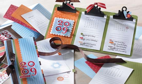 Create-A-Calendar 09 Kit Create a fun and personal calendar with this easy-to-use calendar kit.