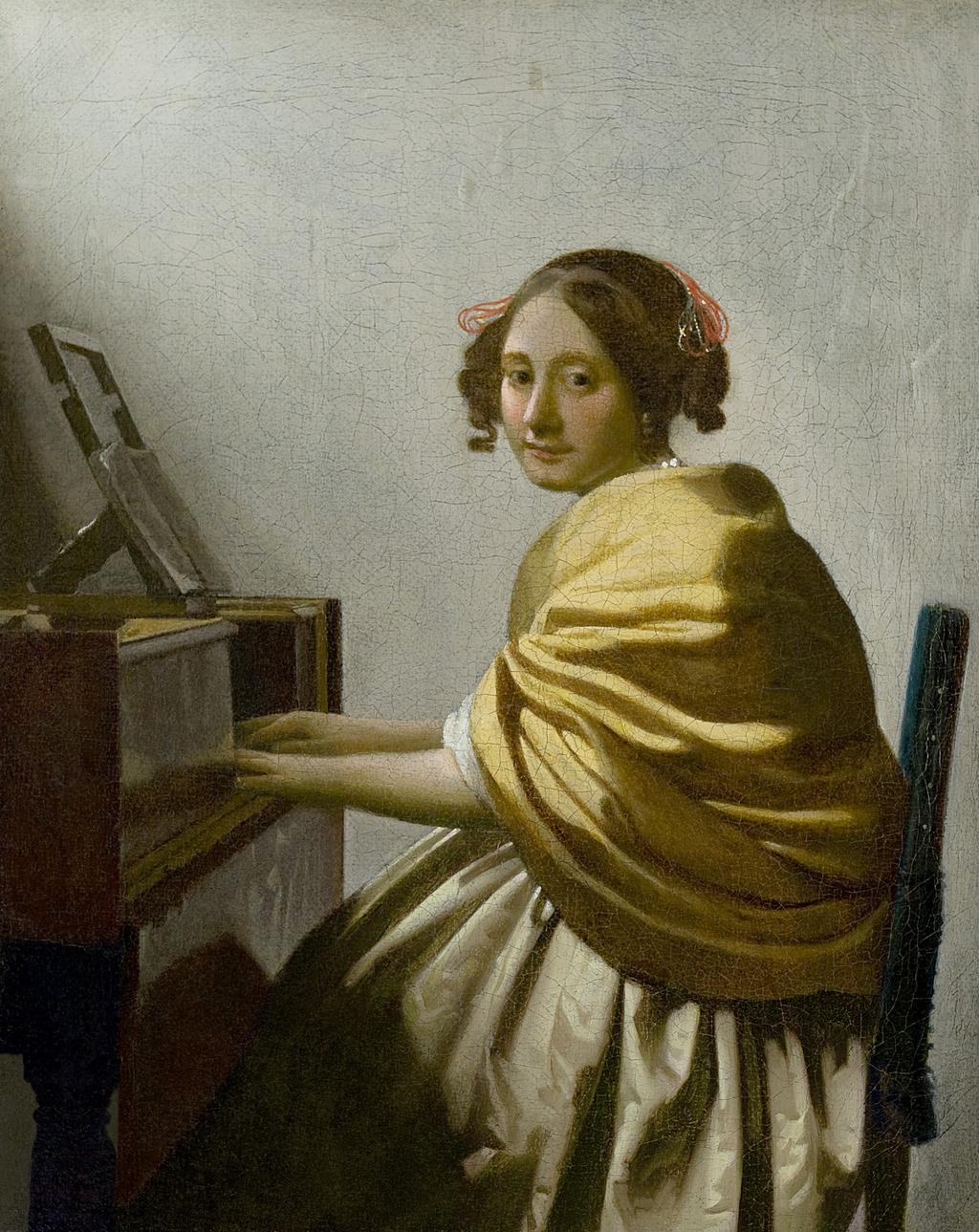 ca. 1670 72 Johannes Vermeer (Delft 1632 1675 Delft) oil on canvas 25.5 x 20.1 cm JVe-100 How To Cite Walter A.