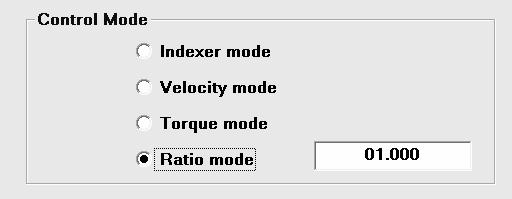RATIO MODE When ratio mode is selected, a ratio programming field will become active. The ratio programming range is 00.001 to 09.999.
