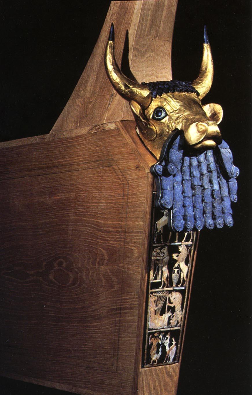 Title: The Great Lyre with Bull s Head Location: Sumer city-state