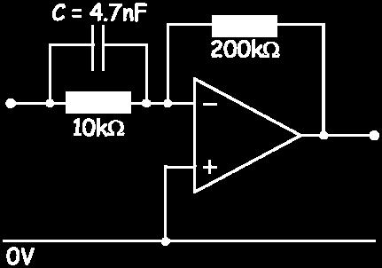 Active filter design: For all four filters, the basic circuit layout is that of the