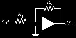 with R1 and R2 as a voltage divider on Vout, calculate the voltage at the OpAmp s