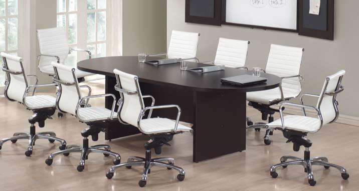 tables & presentation Laminate Conference Tables Attractive and durable laminate surfaces with PVC