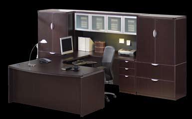 casegoods Executive Laminate Series Distinguish your office with the sophisticated look of the