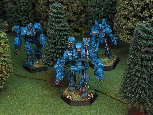 RA RA Lt. General Joseph Laidlaw and his lance cautiously make thier way through the Acheron Forest.