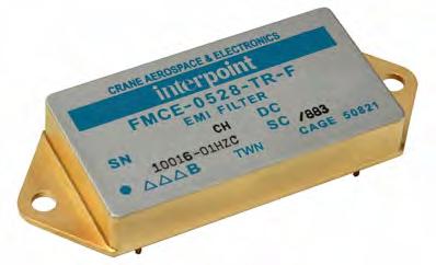 Features Attenuation 60 db at 500 khz, typical Operating temperature -55 to +125 C Nominal 28 volt input, -0.5 to 50 volt operation for FMCE-0528 1 Transient rating -0.